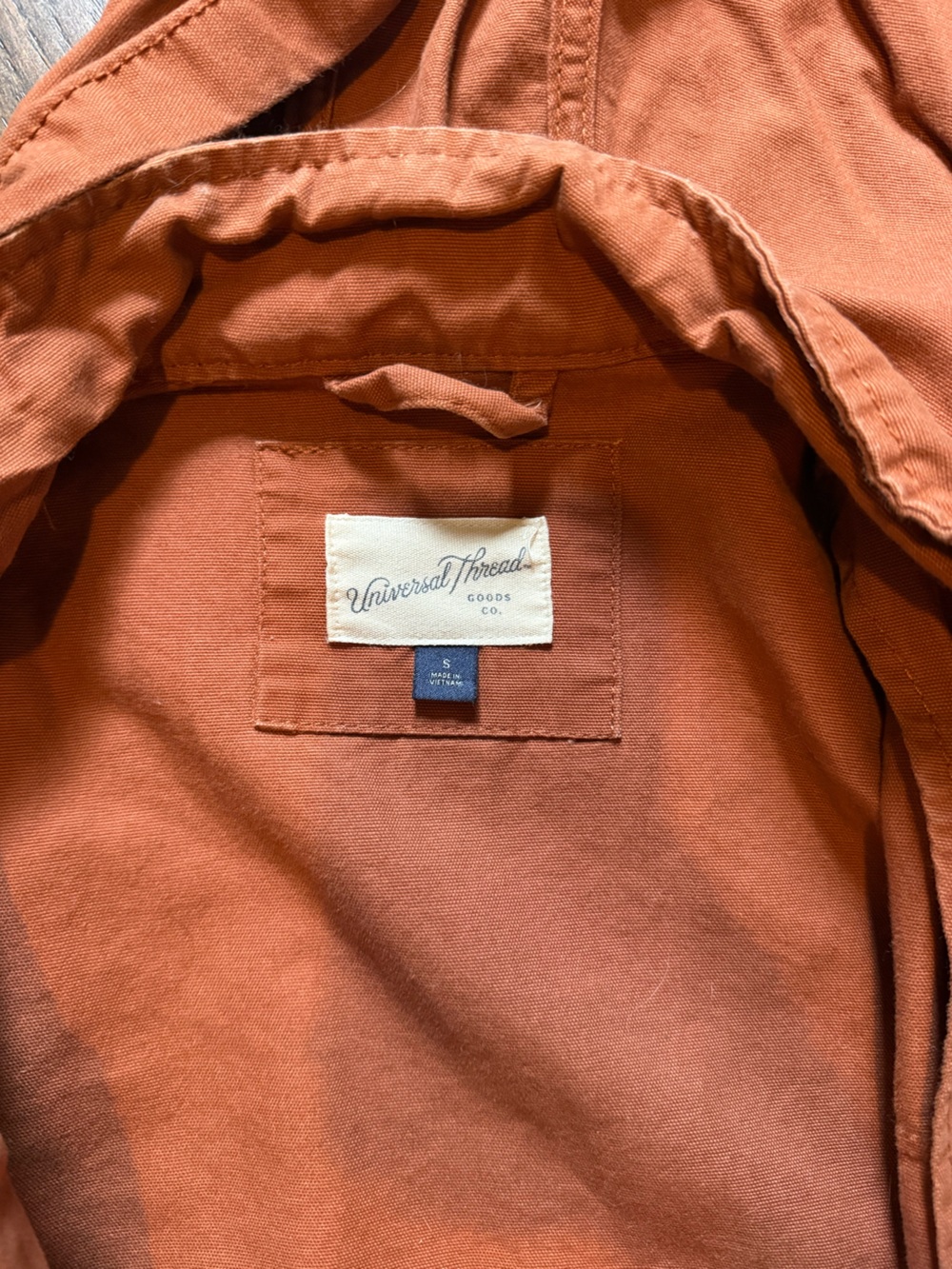 Universal Thread Rust Hooded Utility Jacket - Picture 2 of 3